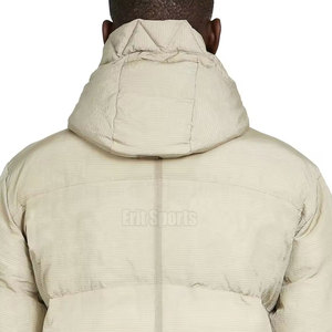 Plus Size Long Sleeve Lightweight Winter Jacket For Men Perfect For Daily Casual Wear And Cool Weather Puffer Jacket - Product Image 5