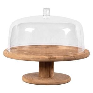Classic Rustic Wooden Handmade Durable Cake Stand with Wide Surface for Wedding Dessert Table and Event Styling - Product Image 2