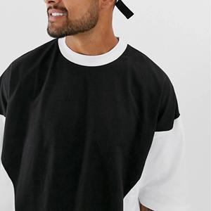 T-shirt Oversize Boxy Homme Coton Bambou Épais Épaules Tombantes Streetwear Coupe Ample Décontracté Tendance Premium Séchage Rapide - Product Image 6
