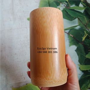 Meilleures ventes : Tasse en bambou écologique avec pailles, capacité 400 ml, option gravure laser, fabriquée à Ho Chi Minh City, Vietnam - Product Image 5
