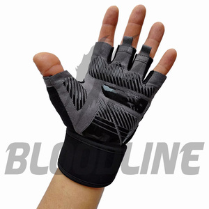 Black leather motorbike <b>gloves</b> Winter outdoor sporty style Faux <b>fur</b> lining thermal Thermal motorbike <b>gloves</b> - Product Image 2