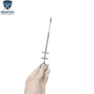 เครื่องมือผ่าตัดสัตว์สำหรับสัตวแพทย์ ทำจากสแตนเลส ใช้สำหรับดูดเนื้อเยื่อเนื้อเยื่อต่อมนมโค สำหรับการรักษาต่อมนมโค - Product Image 1