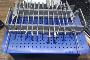 Azicon's Knee Arthroscopy <b>Punch</b> Kit Instrument <b>Set</b> Meniscal Repair Forceps Grasper Scissors Sterilization Tray Orthopedic Pack - Product Image 5