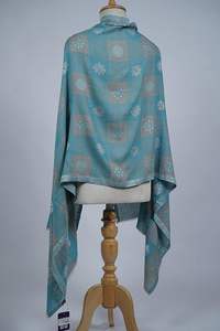 Écharpe VIC en cachemire et laine fine pour femme, style châle indien, 70x200 cm, respirante, pour l'hiver, usage extérieur et quotidien - Product Image 6