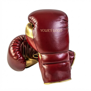 ถุงมือชกมวยหนังแท้ Custom No Boxing No Life สำหรับฝึกซ้อมและแข่งขัน แบบรัดสายรูดและผูกเชือก - Product Image 2