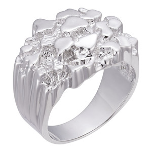 Bague de cocktail en forme de cœur pour femme, sertie de zircone cubique, en argent sterling 925 plaqué, bijoux de fête glamour - Product Image 4