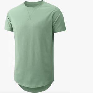 Hip Hop Moda Palangre Camiseta de algodón Cuello redondo ligero Premium Camisetas con mangas cortas - Product Image 6