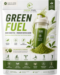 Té Verde Nano Fuel Premium Matcha, Mezcla Adelgazante, Nuevo, 100g, Polvo Instantáneo en Caja/Bolsa, Hecho en Japón, Energía Natural y Concentración - Product Image 1