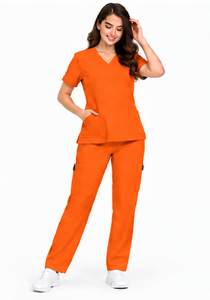 Ensemble de blouses médicales personnalisées 3 pièces, veste à manches longues chaude, uniforme d'infirmière pour hôpital, pharmacie, vêtements de travail chirurgicaux, unisexe, homme - Product Image 4