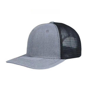 Gorra de béisbol unisex azul marino de malla 2026 al por mayor, gorra casual de 6 paneles de color sólido ajustable, transpirable, estilo primavera-verano - Product Image 3