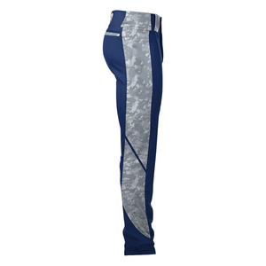 Pantalons de baseball personnalisés pour garçons, avec passepoil blanc et gris, respirants, anti-UV, séchage rapide, ensembles grande taille pour le baseball et le softball - Product Image 4