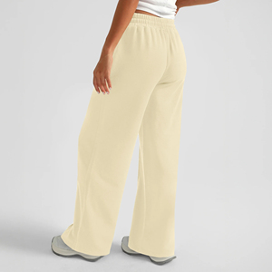 Women <b>Oversized</b> <b>Sweatpants</b> Heavy Fleece Loose Jogger Pants Cozy Winter Lounge Bottoms High Waist Custom Clothing OEM ODM - Product Image 4