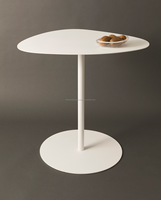 Tables rondes multifonctionnelles en métal galvanisé de style Art déco moderne, en couleurs personnalisées
