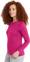Vêtements pour femmes de haute qualité, vente en gros de chemises pour femmes, t-shirts à manches longues, t-shirts à col rond pour femmes