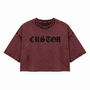 เสื้อยืดคอกลมทรงโอเวอร์ไซส์สำหรับผู้ชาย ผ้าฝ้าย 100% หนานุ่ม ซักย้อมสไตล์วินเทจ พิมพ์โลโก้ตามสั่ง คุณภาพสูง ทรงไหล่ตก เหมาะสำหรับฤดูร้อน - Product Image 1
