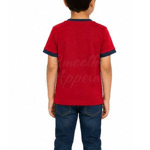 เสื้อยืดเด็กผ้าฝ้าย 100% ซักแล้ว ใส่สบาย ดีไซน์ทันสมัย แขนสั้น เหมาะสำหรับใส่ไปโรงเรียนและใส่ในชีวิตประจำวัน คุณภาพพรีเมียม - Product Image 4