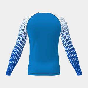 Nouveauté : Rashguard personnalisé respirant en polyester/nylon pour hommes, manches longues, imprimé MMA, fabriqué au Pakistan - Product Image 2