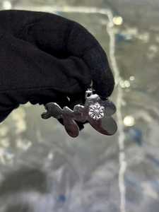 Colgante personalizado con nombre en moissanita VVS para hombre, colgante con letra de nombre estilo hip hop, pasa la prueba del diamante, joyería de plata 925 para regalo. - Product Image 4