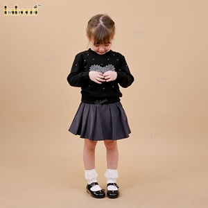 Robe mi-longue sans manches en coton 100% à fleurs brodées à la main DR4514 pour filles, vente en gros ODM par Babeeni - Product Image 6