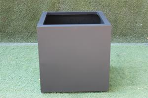 High Quality FRP Square <b>Rectangular</b> Planter Grey Color for Indoor Outdoor Garden Durable Fiberglass <b>Pot</b> at Reasonable Price - Product Image 6
