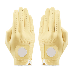 Guantes de Golf con Logotipo Personalizado, Precio de Fábrica, Hechos en Pakistán, Cuero Cabretta Transpirable Antideslizante, Unisex, Vantrex Industries Sports - Product Image 1