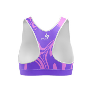 Premium Quality Racerback Sports <b>Bra</b> Removable Padded Design Breathable Quick Dry Activewear OEM Manufacturer - Product Image 5