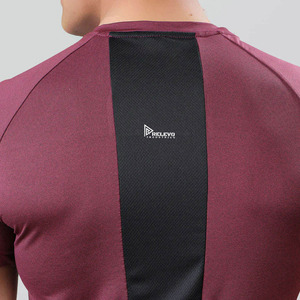 High Quality Manufacturers Men Gym Wear Workout Training T Shirts Ringer Polyester/Cotton Quick Dry Breathable Gym T Shirts - Product Image 6