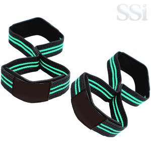 Heavy Weight Figure 8 Lifting Straps for Gym <b>Training</b> Breathable Wrist Support for Safe <b>Strength</b> Workout Routines - Product Image 1
