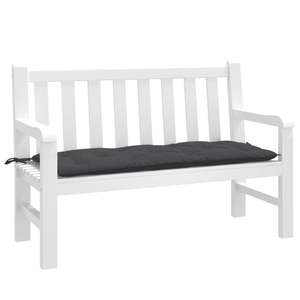 Anthracite 47.2"x19.7"x2.8" Fabric Garden <b>Bench</b> <b>Cushion</b> Outdoor Pillows & <b>Cushions</b> - Product Image 1