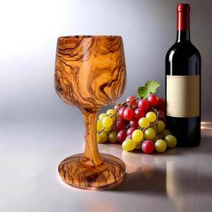 Eco-Friendly Wooden Classic Shot Glass <b>Goblet</b> for Party Use Bar Tableware for Cocktail and <b>Wine</b> - Product Image 3