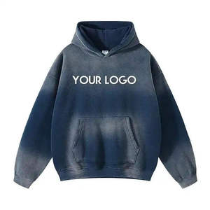 เสื้อฮู้ดดี้ผู้ชายคุณภาพสูง ผ้าฝ้ายฟลีซ สวมหัว สไตล์ลำลอง สตรีทแวร์ แขนยาว รับผลิตตามแบบ (OEM) ขายส่งจากโรงงานในสหรัฐอเมริกา - Product Image 5