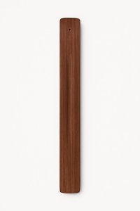 Porte-encens en bois fait main avec plateau brûleur de bâtonnets et détails en laiton, attrape-cendres en bois naturel, objet décoratif pour la méditation à domicile - Product Image 2