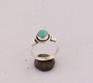 Natural <b>Turquoise</b> <b>Ring</b> 925 Sterling Silver Jewelry Manufacturer Wholesale Blue Gemstone <b>Ring</b> for Women Handmade Fine Jewelry - Product Image 4