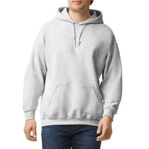 Sweat à capuche pour homme, lourd, 100% coton molletonné, unisexe, coupe ample, imprimé en relief - Product Image 4