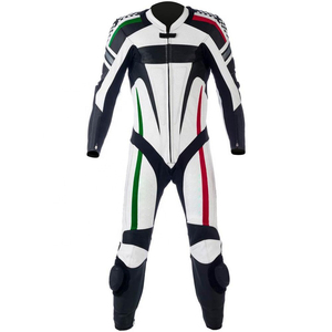 Traje de Motocicleta de Cuero de Una Pieza para Hombre con Protección Corporal Completa, Equipo de Carreras y Aventura con Marca Personalizada - Product Image 3