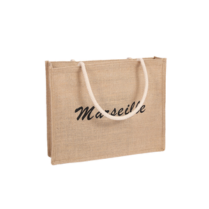 Best Price Reusable Grocery Tote Portable Packaging Jute Shopping <b>Bag</b> Hand <b>Wash</b> Handle New Design Beach <b>Bag</b> Customizable Logos - Product Image 1