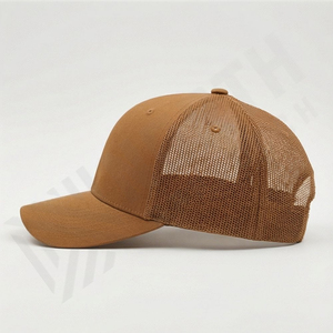 Casquettes de baseball pour hommes de qualité supérieure, vente en gros, logo personnalisé, 6 panneaux, 100% coton, tissu respirant, chapeau unisexe élégant - Product Image 3