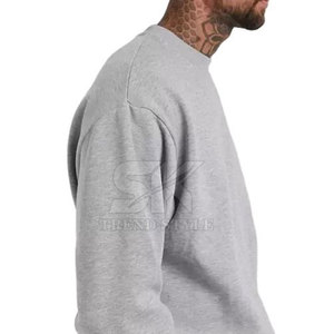 <b>Men</b> Winter Wear Sweatshirts Solid Color <b>Turtle</b> <b>Neck</b> Plain Sweatshirts Fashion Wear Sweatshirts For <b>Men</b> - Product Image 3