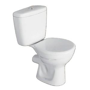 Nouveaux matériaux céramiques à déjeuner laver en céramique deux pièces toilette placard à eau de fabricant indien à bas prix pour l'Afrique - Product Image 2