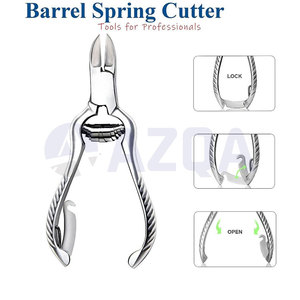 Professional Stainless Steel Podiatry Instruments Kit with Nail Nipper Cuticle Tools and Diamond <b>File</b> - Product Image 2
