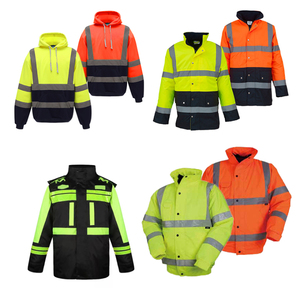 Veste de travail sur mesure à prix bas, vêtements réfléchissants haute visibilité, veste de travail réfléchissante pour la construction - Product Image 5