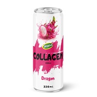 Jus de fruits instantané naturel enrichi en vitamine C, 320 ml, à haute teneur en collagène, saveurs ananas, baies, pomme, raisin, mangue, goyave, pastèque - OEM ODM