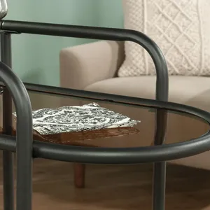 Chariot de rangement de luxe moderne en métal fait main avec construction métallique durable, design céramique écologique, style américain - Product Image 2