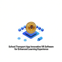 Logiciel VR innovant pour application de transport scolaire ERP Hubspot, expérience d'apprentissage améliorée, modèle Taksh-1436, compatible multi-OS