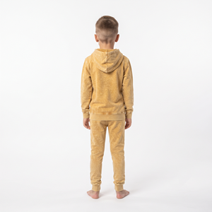 Conjunto de Sudadera con Capucha y Pantalones Deportivos de Algodón para Niños, Talla Regular, Lavado Ácido, Parche Bordado, Ropa Casual Urbana, Logotipo Personalizado - Product Image 6