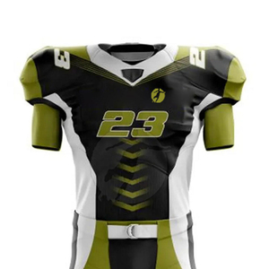 Uniforme de Fútbol Americano Sublimado OEM Premium, Transpirable, Elástico, de Secado Rápido, Jersey Varsity, Pantalones de Compresión Cortos - Product Image 3