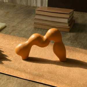 30 cm X 7.01 cm X 16.99 cm Abstract Sculpture Irregular Shape Artistic Tabletop Home Office Modern Design Single Piece Molded - Product Image 4