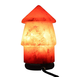 Lámpara de Sal del Himalaya de Alta Calidad, Tallada a Mano, Ecológica, Moderna, Luz Nocturna Decorativa, Lámpara de Mesa para Decoración del Hogar - Product Image 1