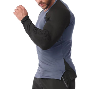 Long Sleeve T <b>Shirts</b> Muscle Tight Elasticity Tees Sports Workout Training Top <b>Compression</b> Gym Sportswear Running <b>Men's</b> <b>Shirts</b> - Product Image 3