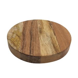 Sous-verres en liège résistants à la chaleur pour tables, sous-verres ronds en bois, tranche de bois naturel, design rustique, tapis de table faits à la main - Product Image 4